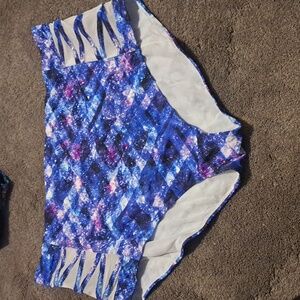 Torrid Blue Galaxy Bikini Bottom